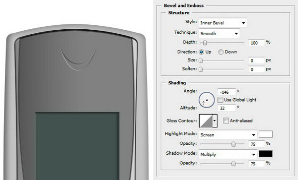 How to Draw a Realistic Cellphone in Photoshop