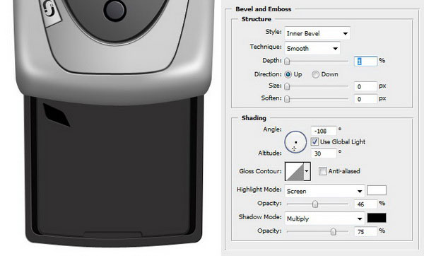 How to Draw a Realistic Cellphone in Photoshop