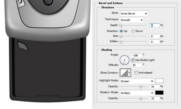 How to Draw a Realistic Cellphone in Photoshop