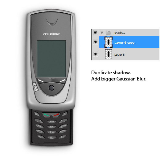 How to Draw a Realistic Cellphone in Photoshop