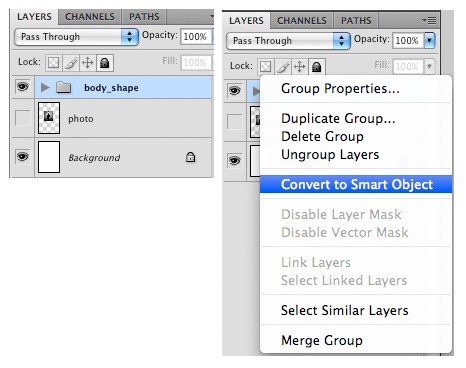 Convert the Silhouette into a Smart Object