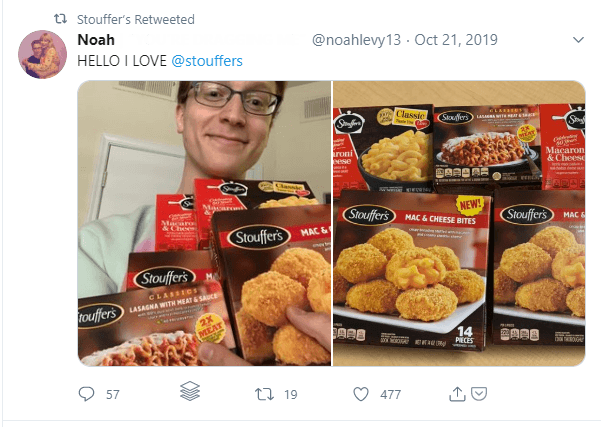 stouffers user generated