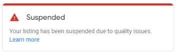suspended google account