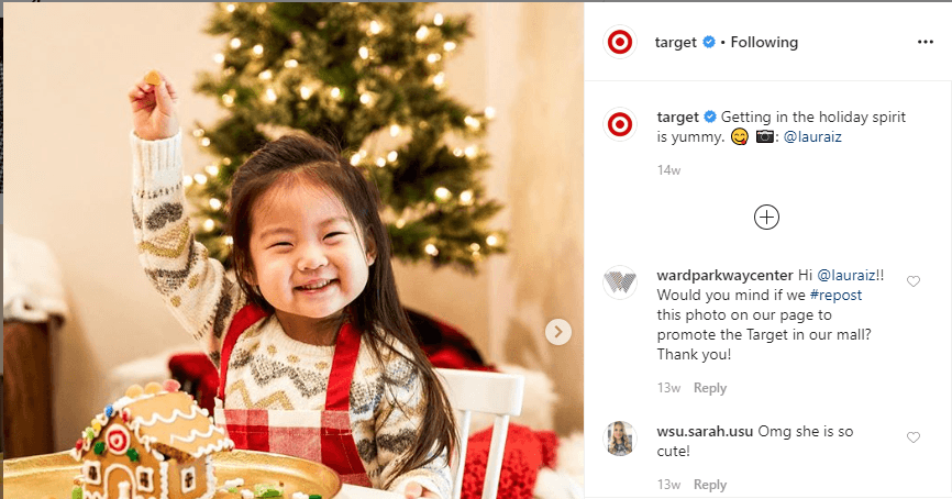 target user generated content 1