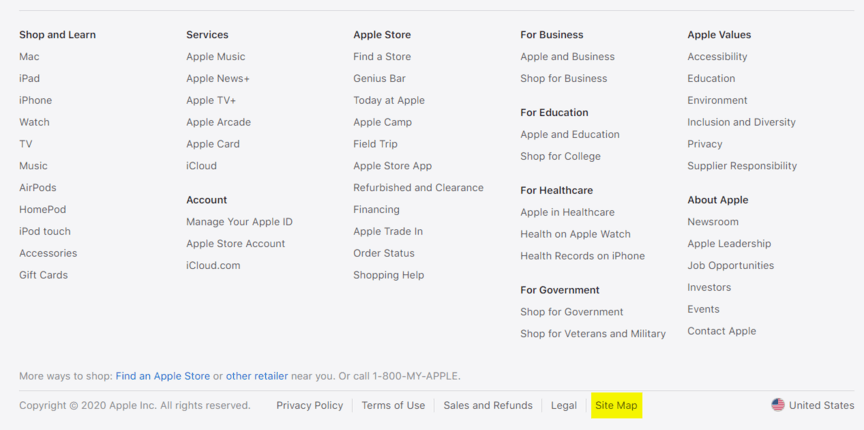 Sitemap location for technical SEO