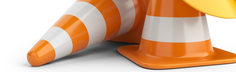 traffic cone vector image