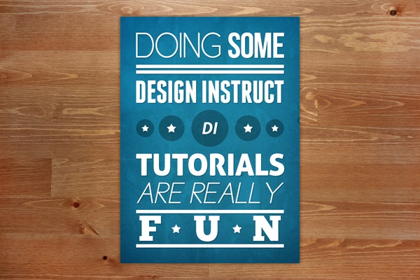 typographic poster preview