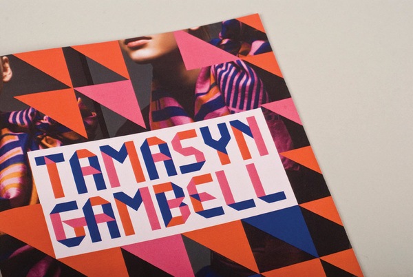 Beautiful Typography in a Print Design: Tamasyn Gambell 2