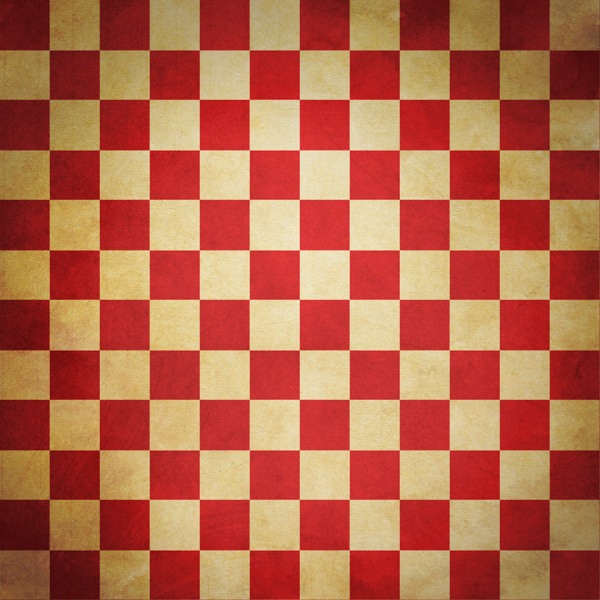 vintage checkered texture 30 red yellow preview