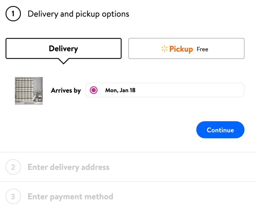 walmart online checkout steps 1 2 3