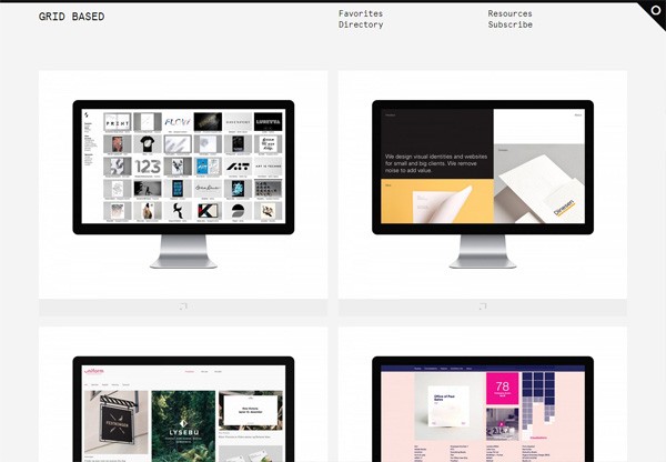 Web Design Gallery: Grid Based