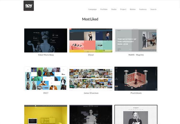 Web Design Gallery: spyline