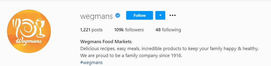 wegmans instagram