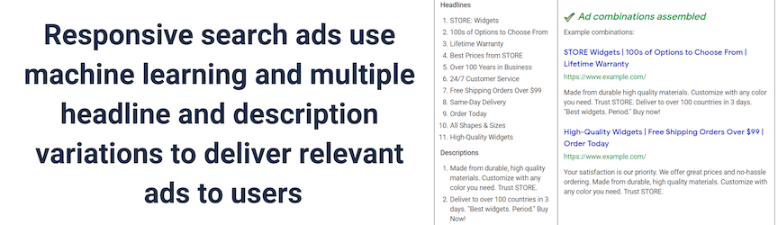 A definition of responsive search ads