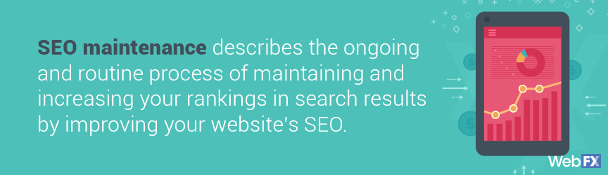 Definition of SEO maintenance