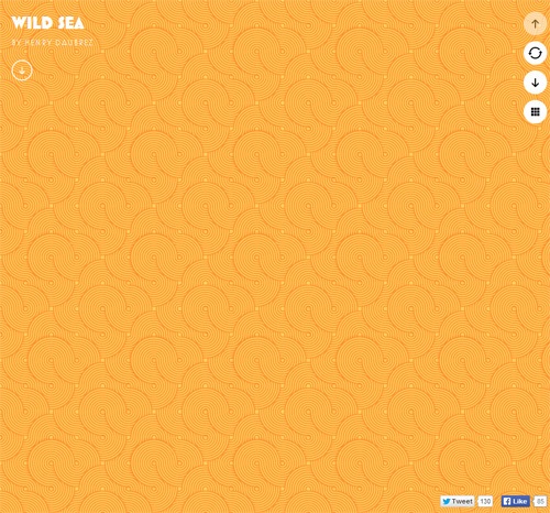 "Wild Sea" pattern on The Pattern Library.
