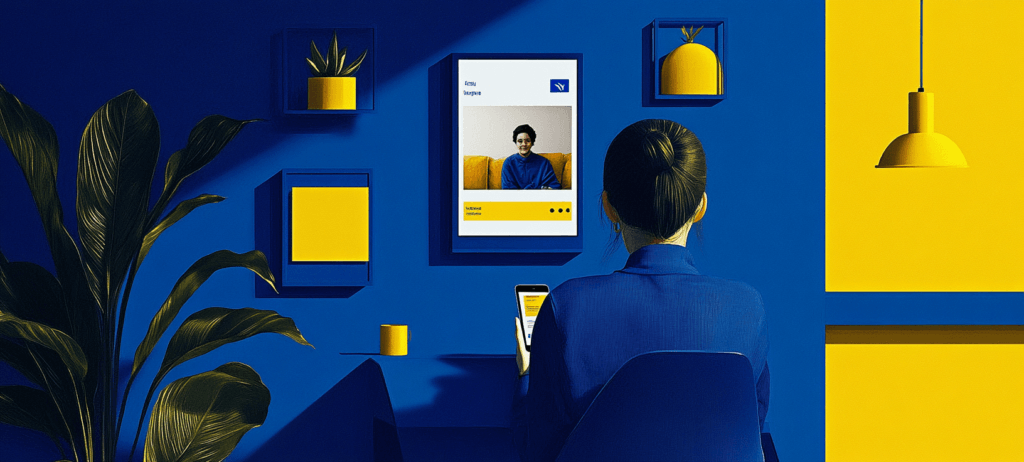 Telehealth appointment on computer