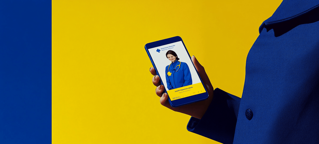 Telehealth appointment on phone