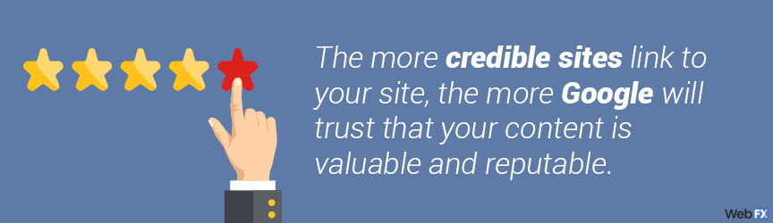 Credible sites Google trust