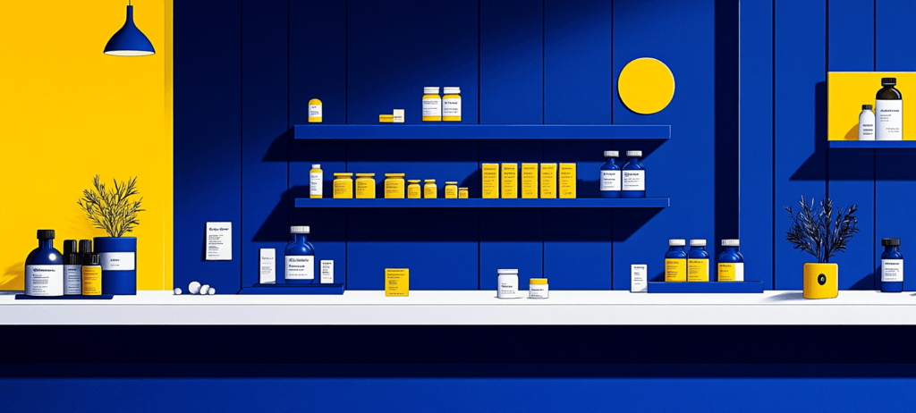 Collection of herbs and alternative medicines