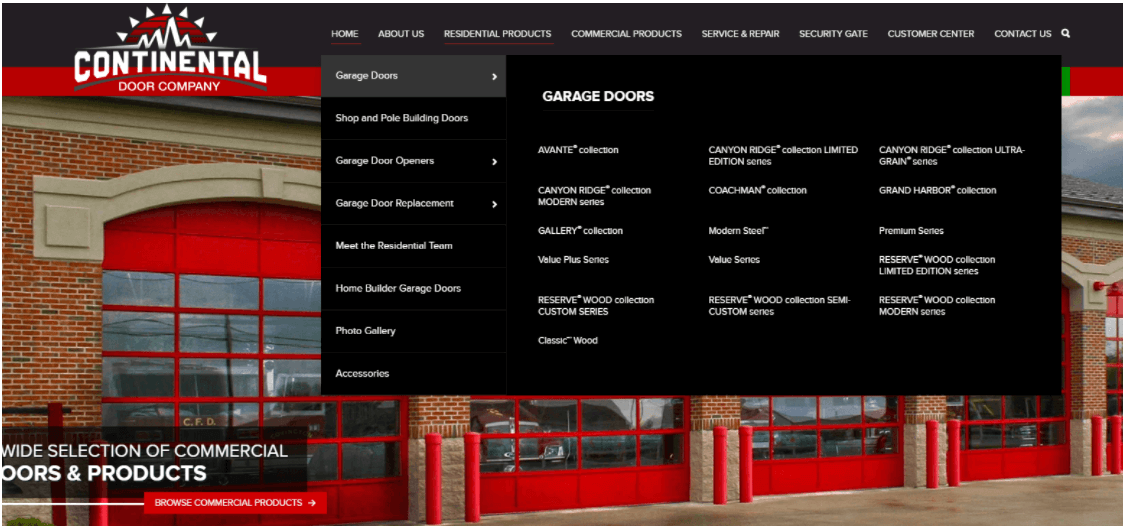 Contenental garage doors