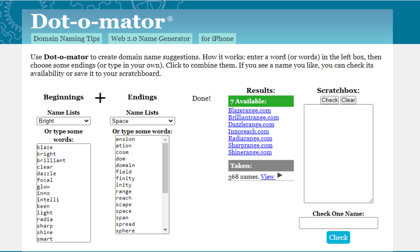 How to choose a website domain