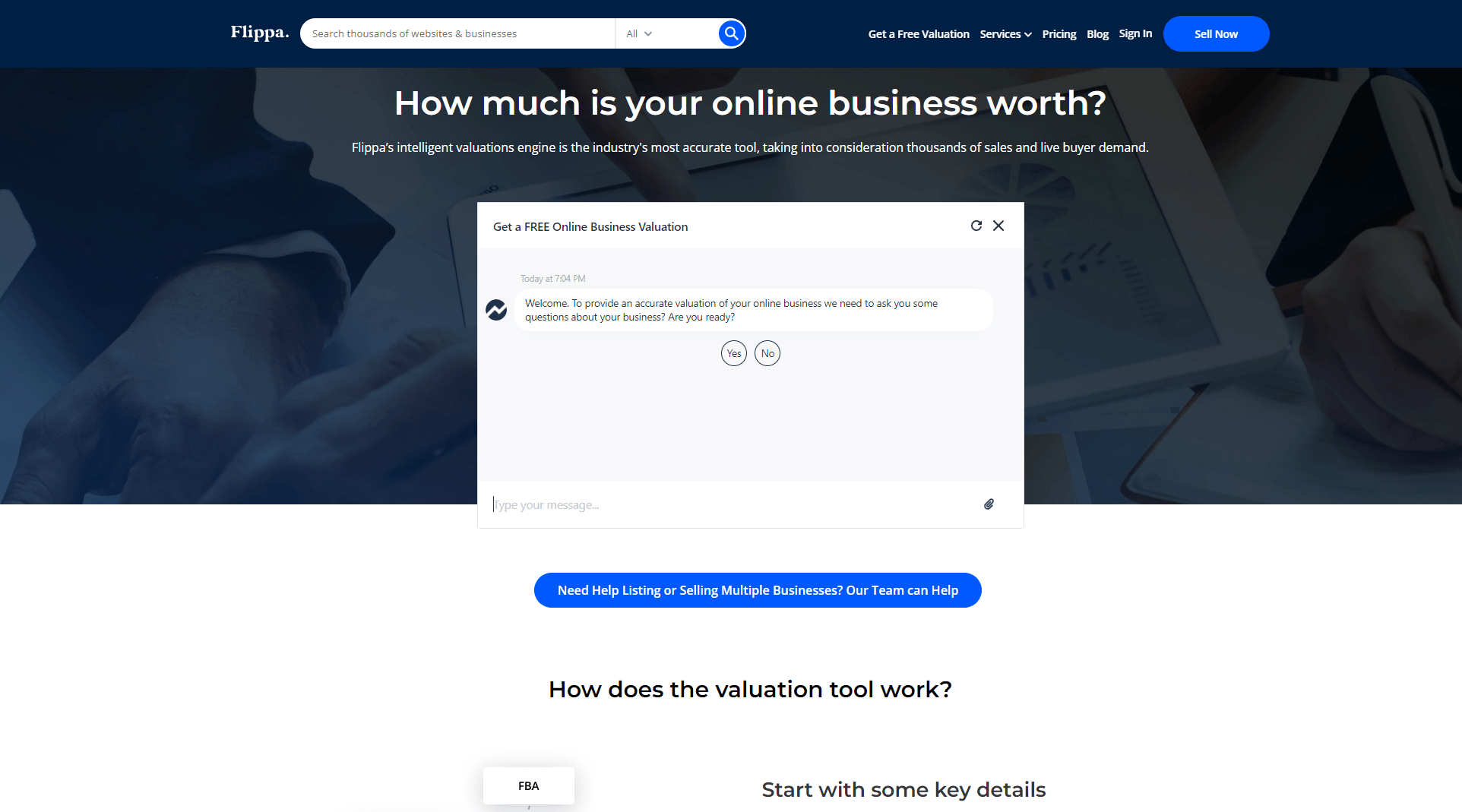 Flippa website