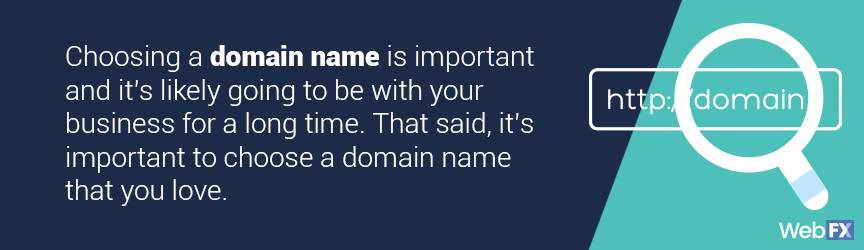 How to choose a domain name