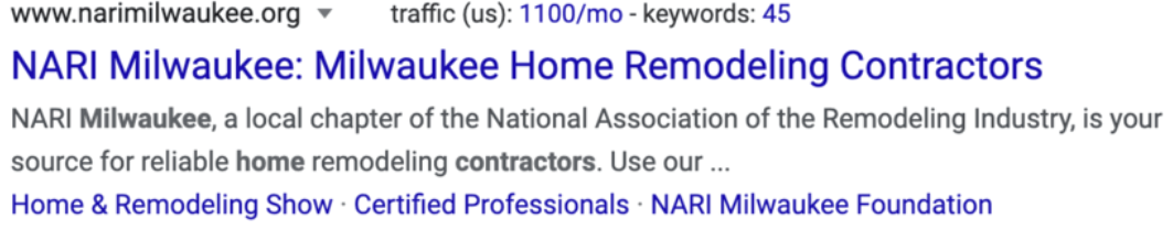 NARI Milwaukee ad home builders