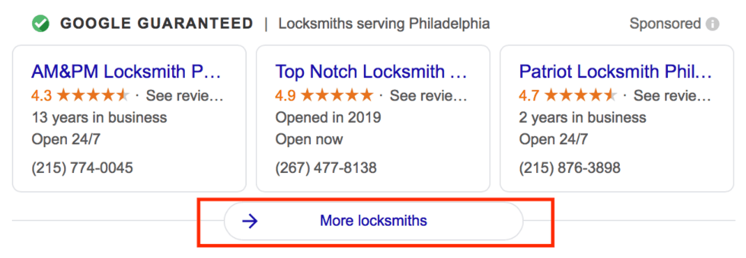 Philly Locksmiths Ads 2