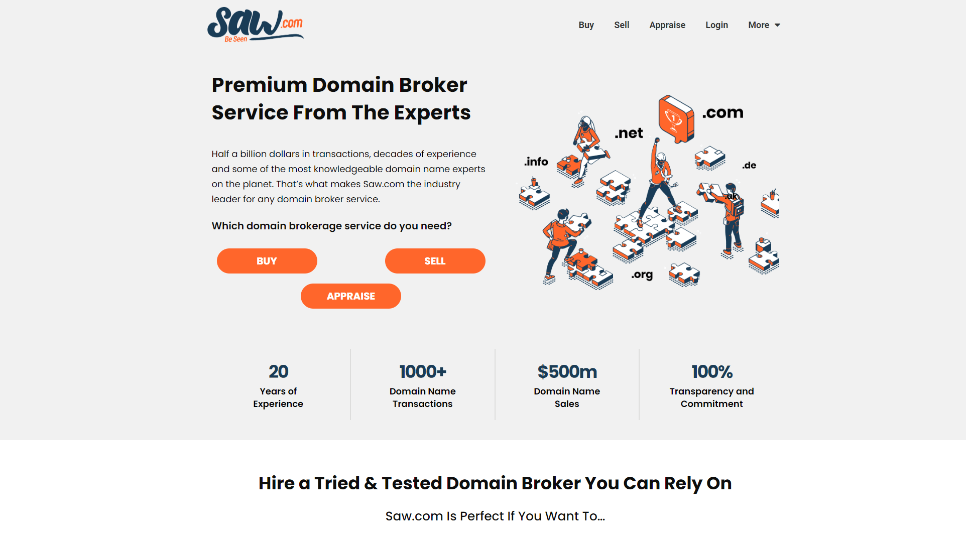 Saw website