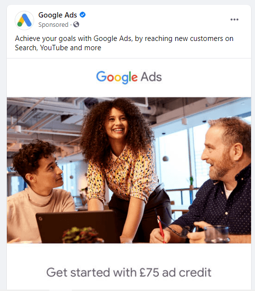 Social media advertising with Google Ads