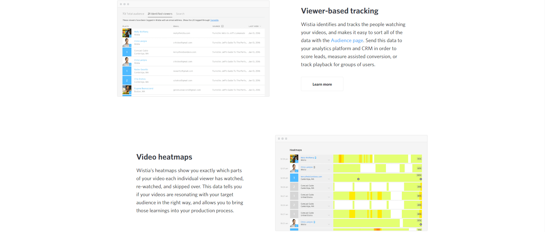 Wistia Analytics