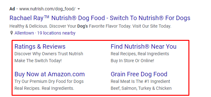 ad extensions pet products