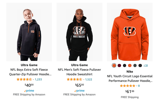 amazon product listing hoodie