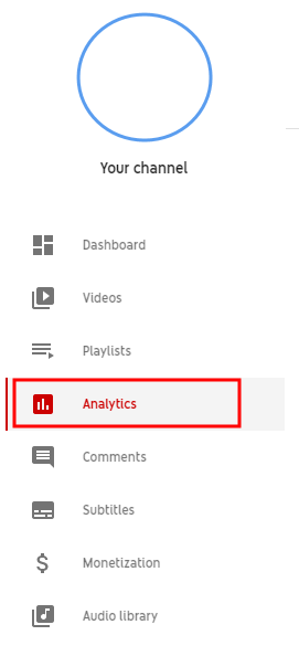 analytics tab