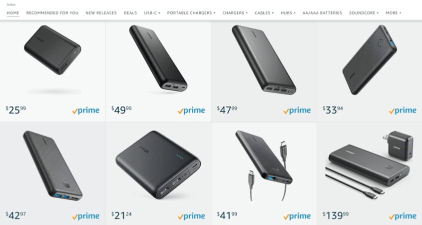 anker amazon store