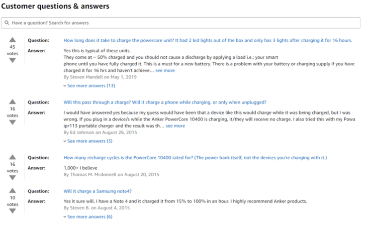 anker customer questions answers