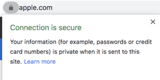 ssl padlock example in url