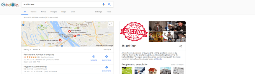 auctioneer google