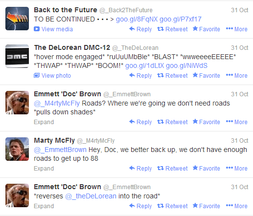 back to the future tweets 1