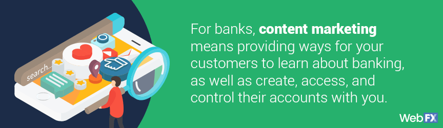 Content marketing for banks