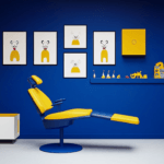 Blue and Yellow Dental Office
