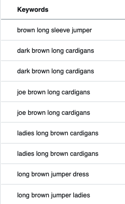 brown cardigans