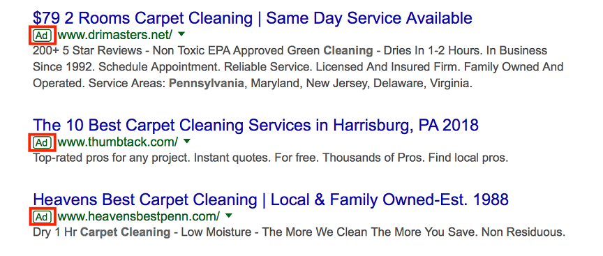 Digital Marketing for Carpet Cleaners