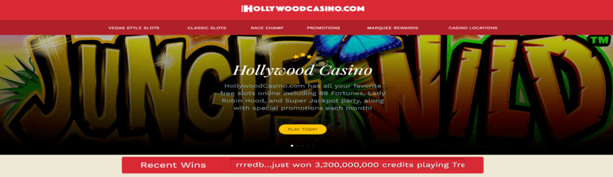 hollywood casino website preview