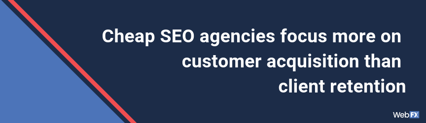 cheap seo client retention