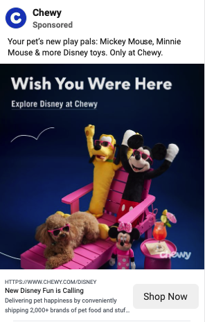 chewy ad facebook