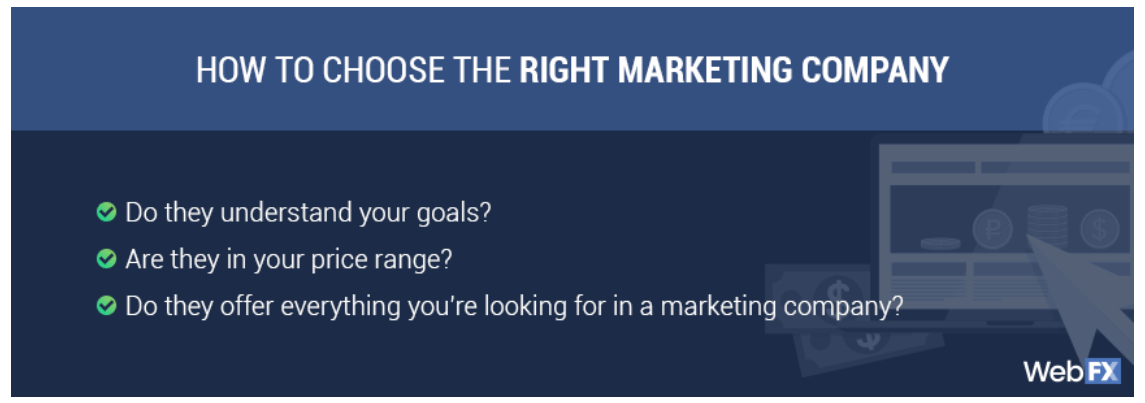 choosing the right marketing company