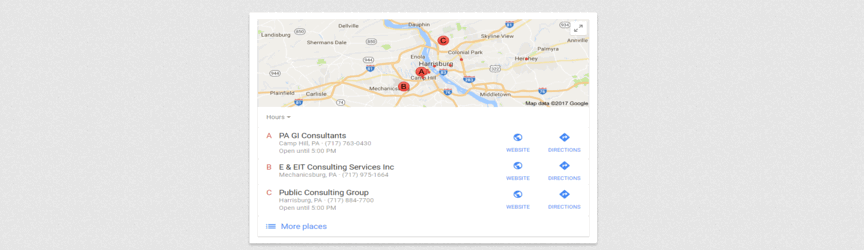 google local business listings for consultants